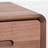 Simple black walnut solid wood TV cabinet-107393964