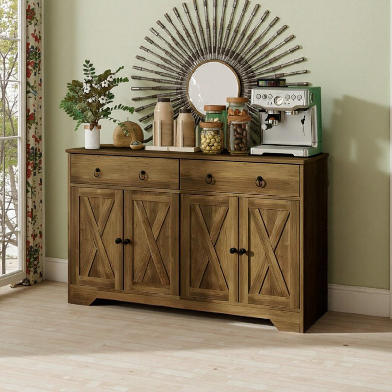 Buffet de porte de grange Farmhouse