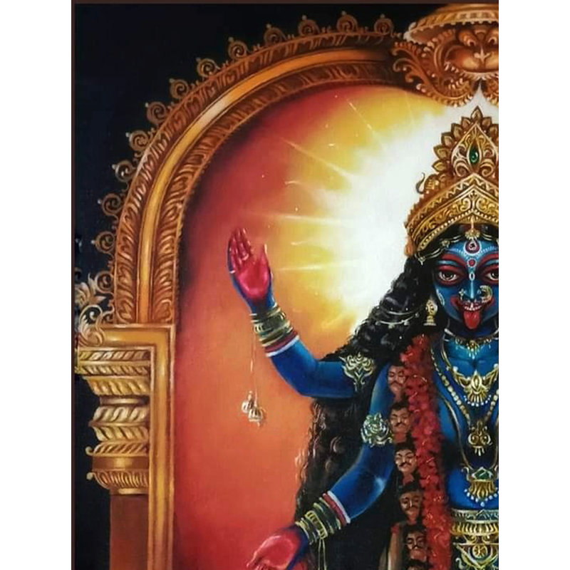 Dakshina Kalika | Acrylique sur toile | Par Debasish Mazumder