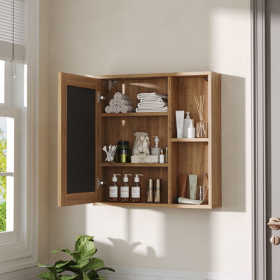 Glass Freestanding Bathroom Cabinet