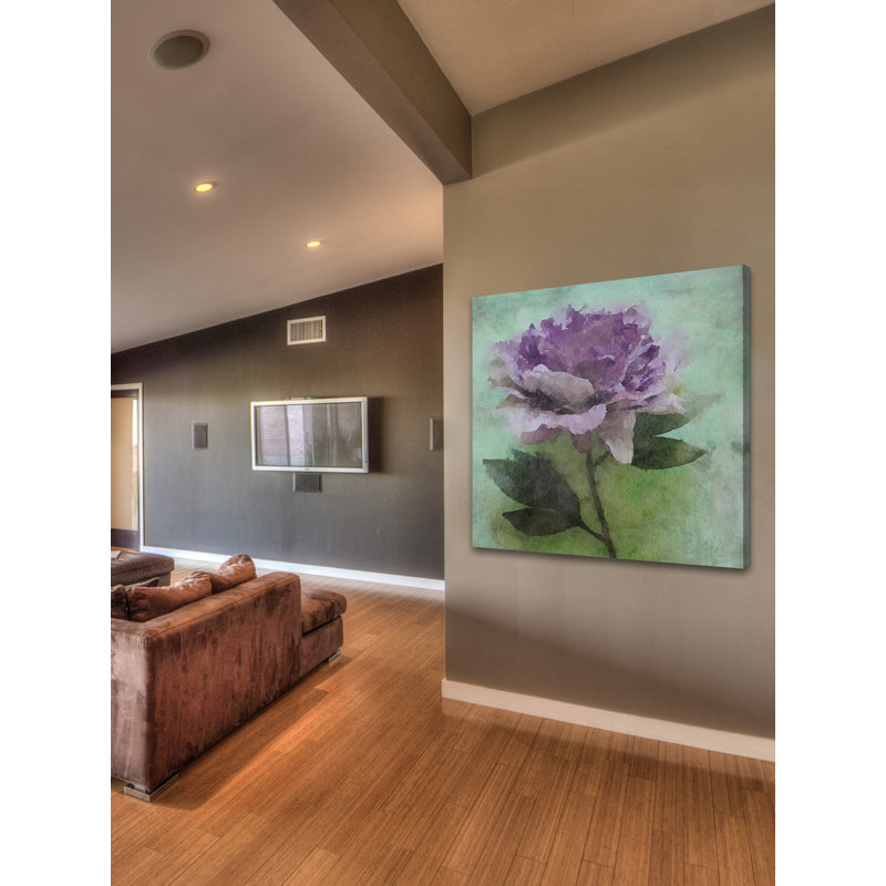 Reproduction d’art sur toile tendue « purple delight » par irena orlov, H 48 po x l 48 po x P 1,5 po