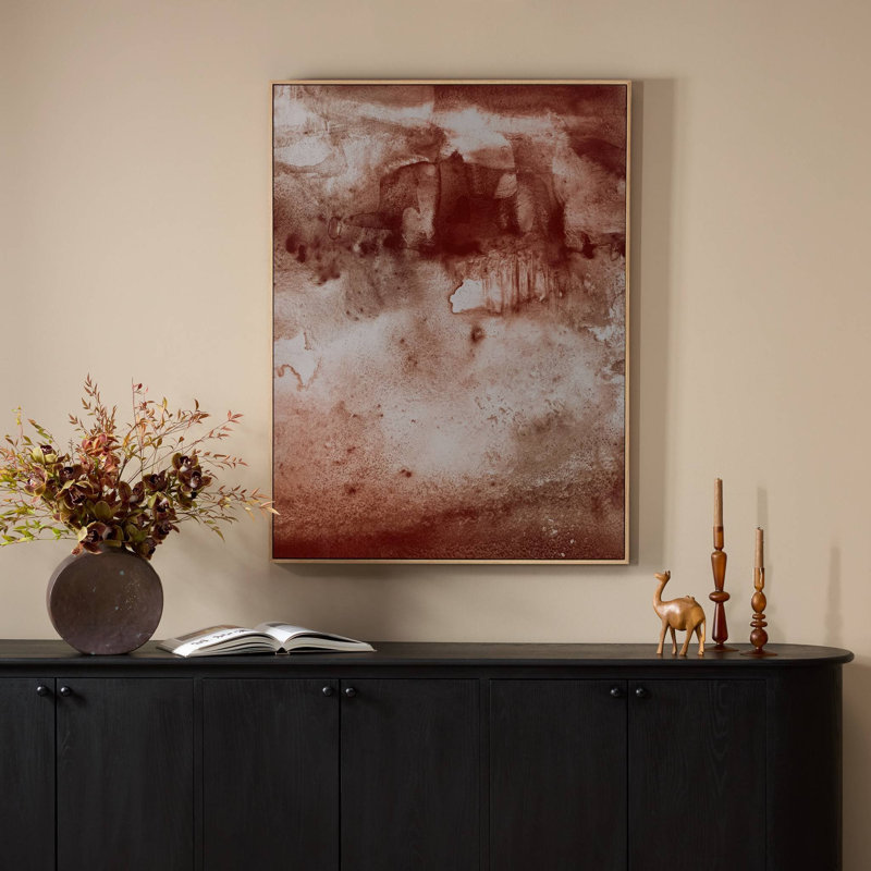 Ink Impressions - Chasm By Stella Chang, H 32" x W 24"