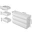 Commode 6 tiroirs pour chambre à coucher, commode sans poignée, commode moderne 6 tiroirs avec rangement large-194785461