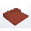 Lit-couchette pliable 3-en-1 de 78,5 po à 5 places en 1 bricolage, velours côtelé ergonomique 51