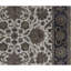 Tapis ivoire et noir noué à la main de haute qualité