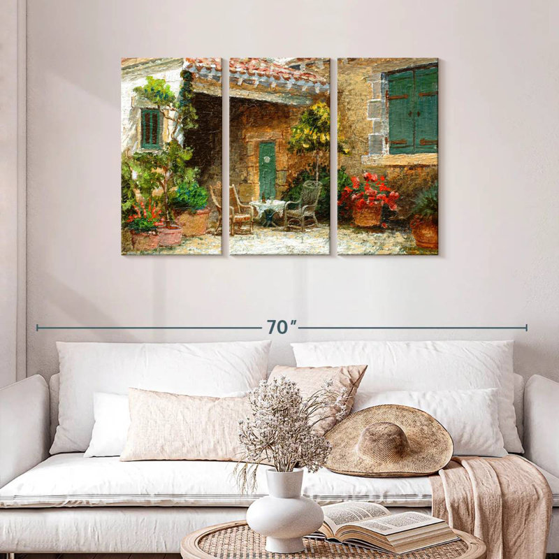Lilie Provence Barn, 28" H x 45" W