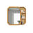 Wood Framed Wall - Mounted Mirror