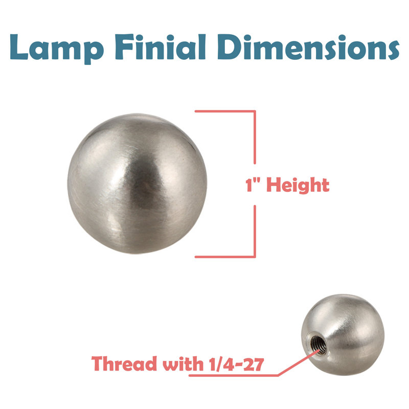 Lamp Finial, Silver