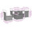 Vidaxl Garden Sofa Set Grey