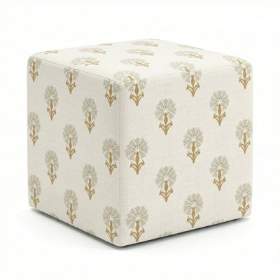 Berlin Gardens Lilly Hive 20" Square Pouf