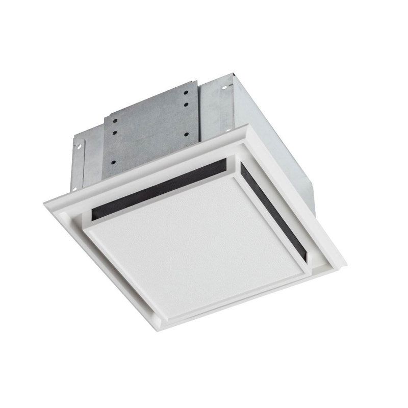 Ventilateur de salle de bain Broan 682 avec filtre à charbon et grille en plastique blanc