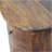 Solid Wood 3-Drawer Chestnut Drum, Brown