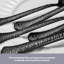 Ensemble de couverts en acier inoxydable 20 pièces pour 4, argenterie martelée 18/10 avec motif Magma, ustensiles robustes allant au lave-vaisselle, cadeau élégant-1394686546