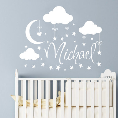 Text & Numbers Non-Wall Damaging Wall Decal