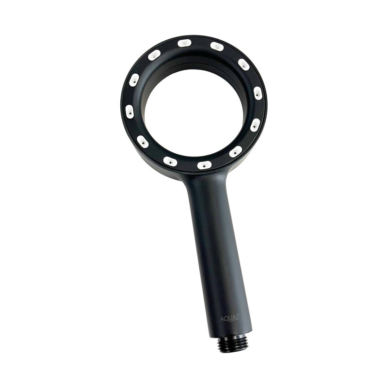Ecotech Full/Standard Handheld Shower Head, Matte Black