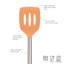 Silicone Slotted Turner - Light Aqua-227914881