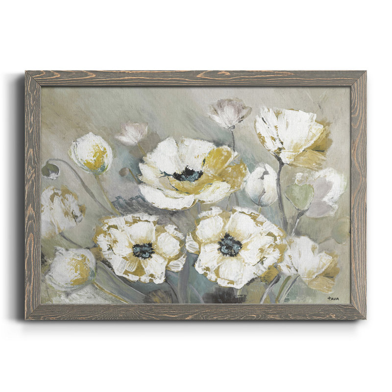 " Soft Spring " Painting Print, 37.5" H x 27.5" W x 1.5" D, Gray