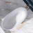 70.87'' x 35.43'' Freestanding Soaking Solid Surface Bathtub