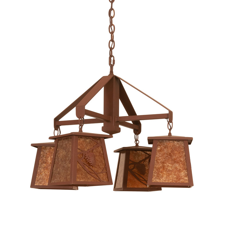 Rustic Lodge 4 - Light Chandelier