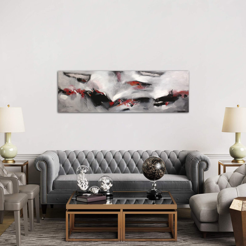 Emotions by Radiana Christova - Panoramic Painting on Canvas, No Frame, 121.92 cm H x 40.64 cm W x 1.91 cm D