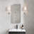 Recessed Or Surface Wall Mount Bathroom Medicine Cabinet With Adjustable Glass Shelves-126374941-126374935