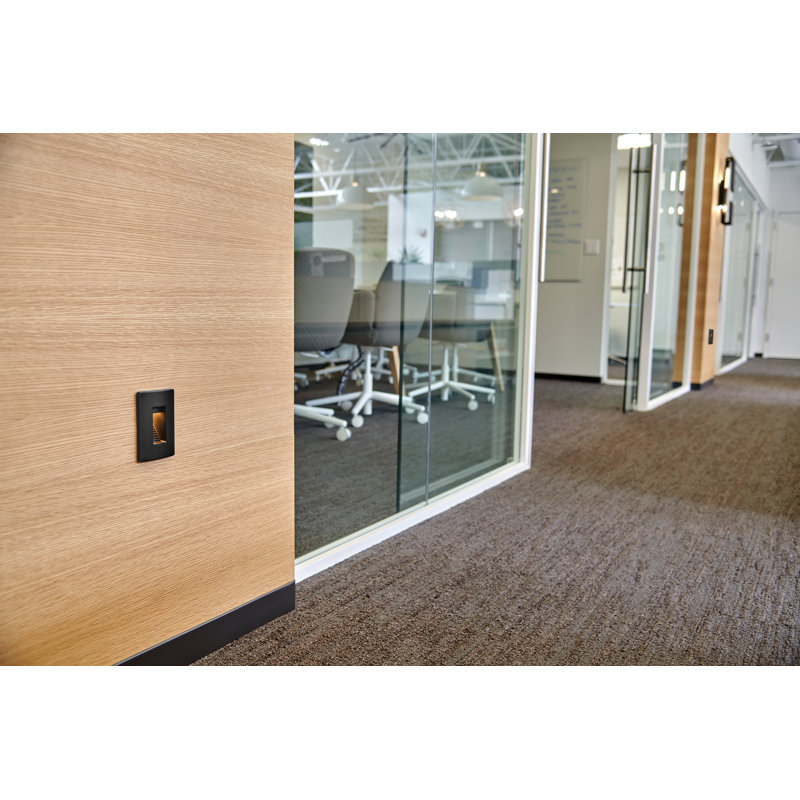 Luna Line Voltage Integrated LED Step Light, 3000K, Satin White