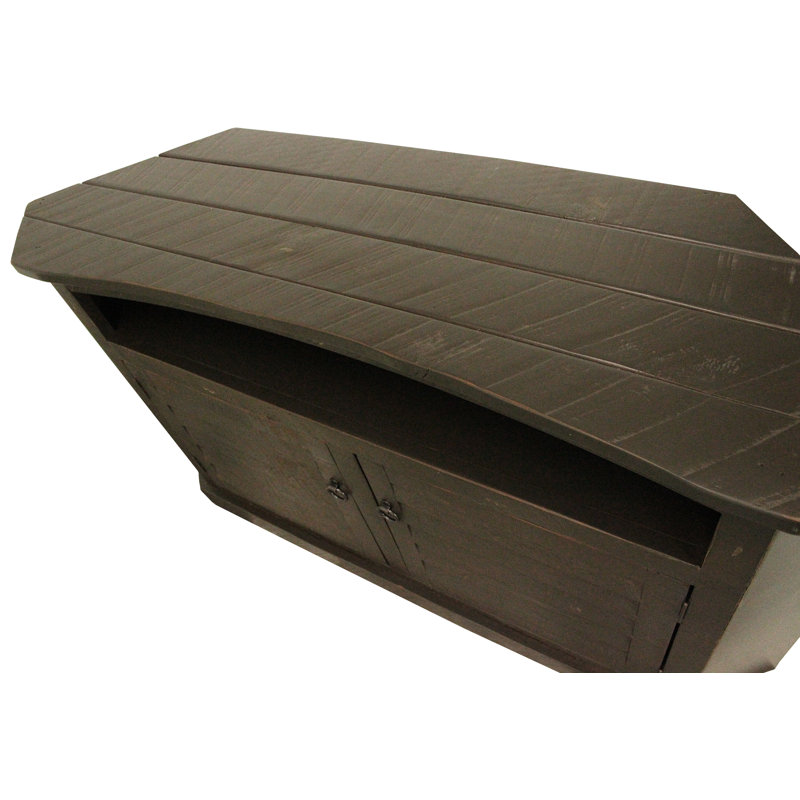 Madrid Media Console, Rustic Gray