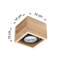 Richview Solid Wood Flush Mount