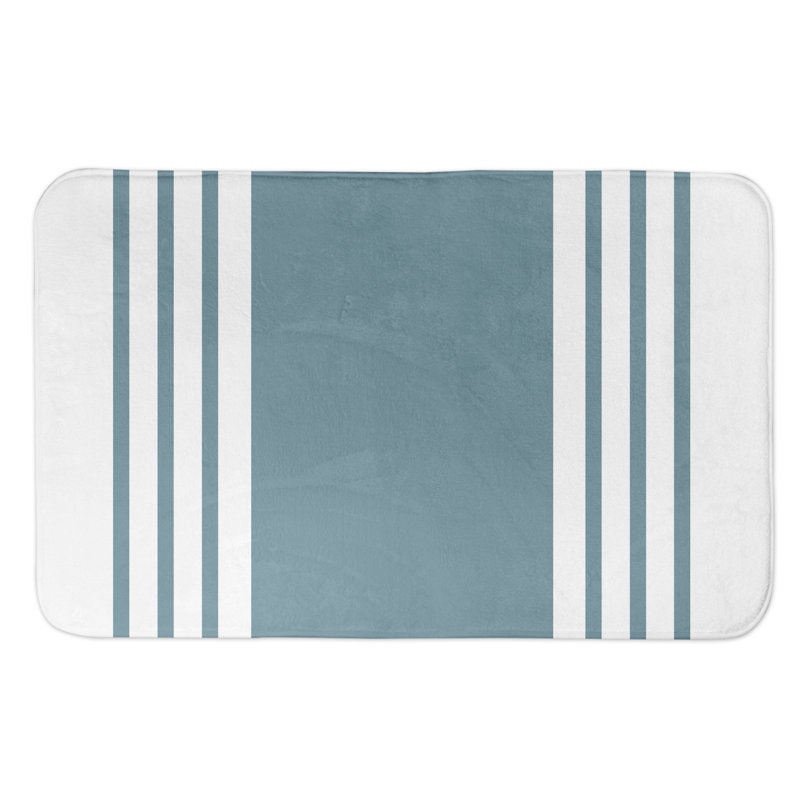 Tapis pour salle de bain Farmhouse, Bleu