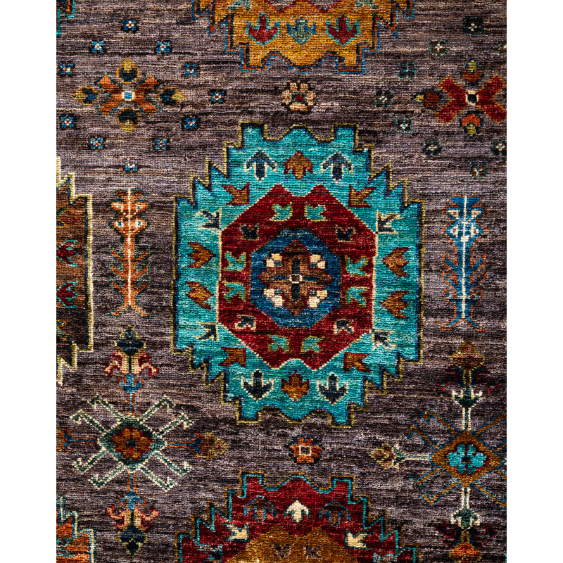 One-of-a-Kind Rectangle 9'1" X 12'6" Hand Knotted Area Rug
