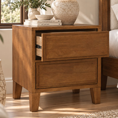 Knighten 24" W Solid Wood Nightstand