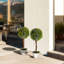 60cm Faux Flowering Topiary in Pot