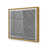 Polished Gold Single Picture Framed