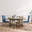 Table de salle à manger en bois massif Kinston-2090339929