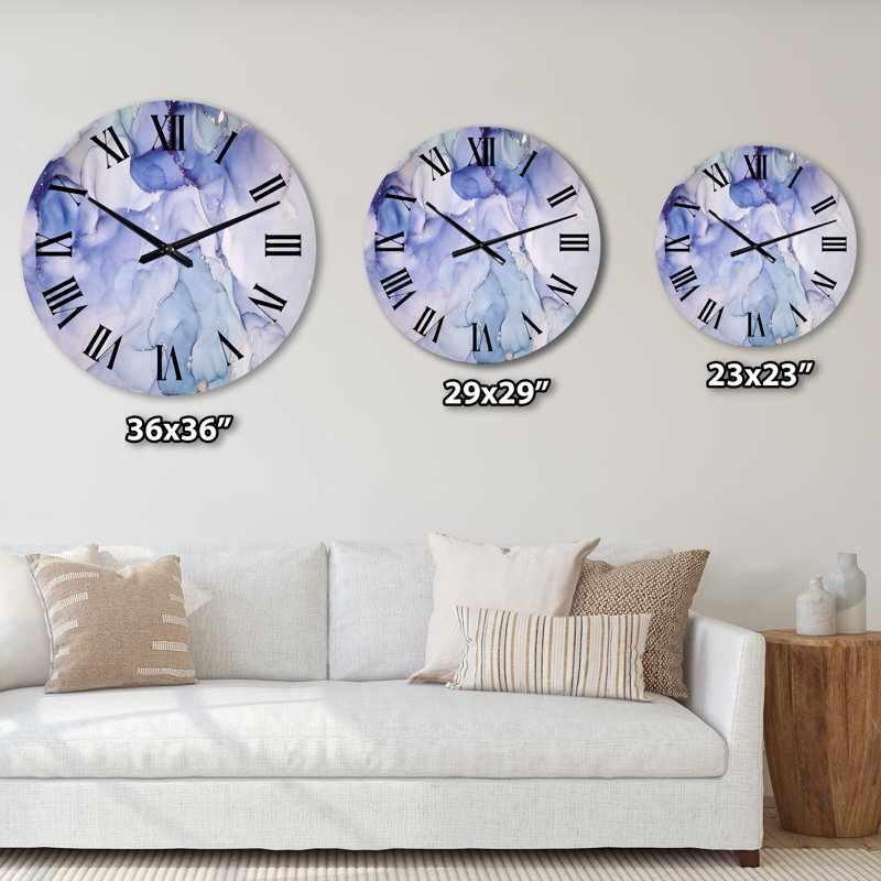 Très grande horloge murale Moncia, Moyen