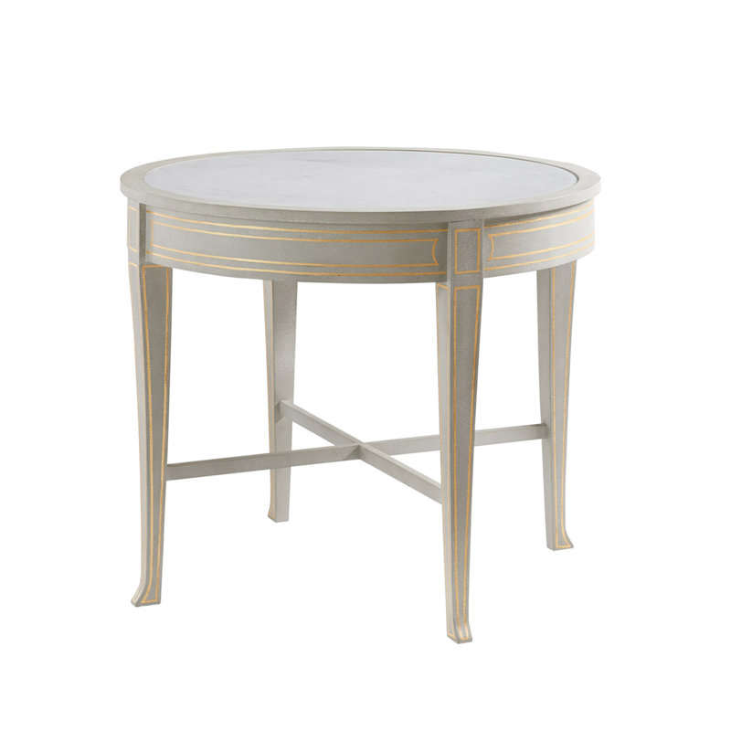 Modern History Marble End Table