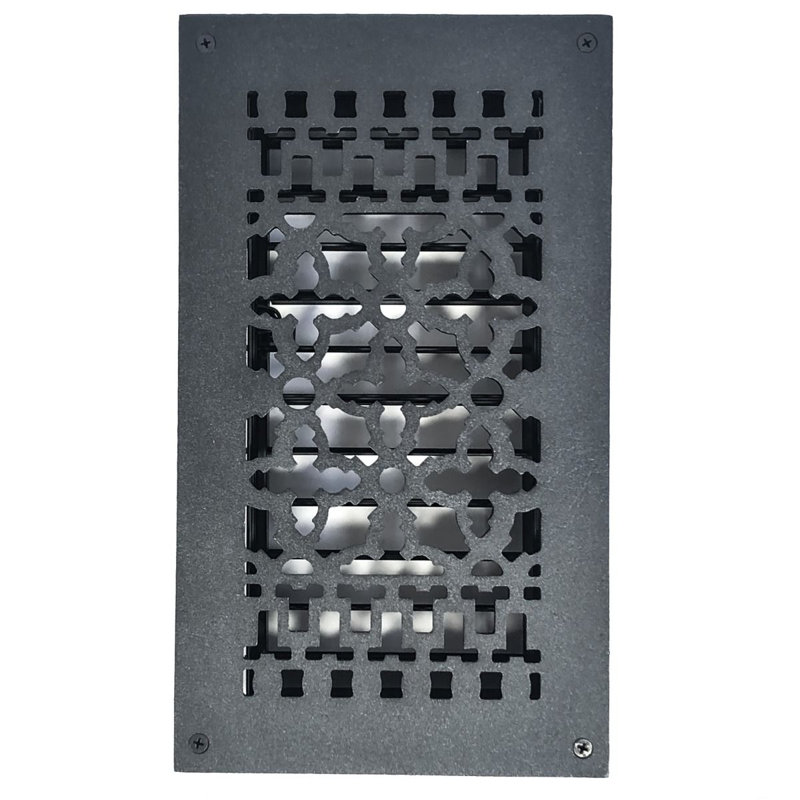 Grille et persienne 12 po x 6 po, Ouverture dans le mur (avec trous et vis)