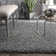 Conye Performance Grey Shag Area Rug