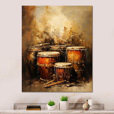 " Drum Drama Earthy Brown "