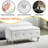 Upholstered Storage Ottoman Bench For Bedroom End Of Bed Faux Leather Rectangular Storage Benches Footrest With Crystal Buttons For Living Room Entryway-1977612123