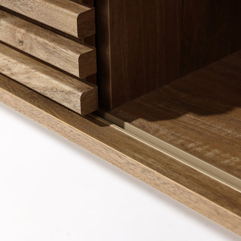 Table basse moderne avec porte coulissante Kristepher