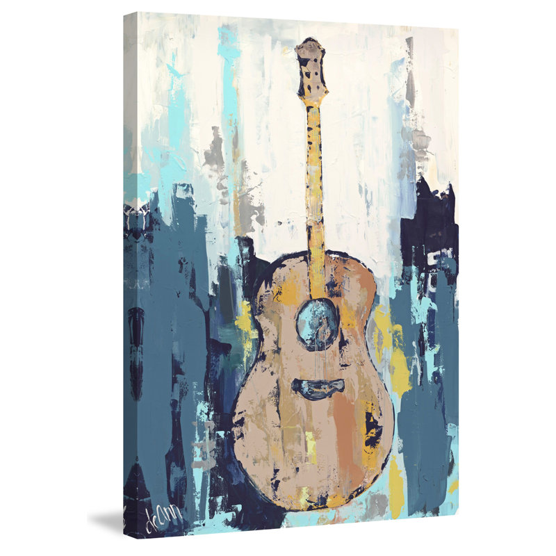 Bluebird Cafe I - impression sur toile tendue, H 36 po x l 24 po x P 1,5 po