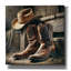 «Wester Style Decor Cowboy bottes and Hat» par Rey Klimt, art mural sur toile-1856671577