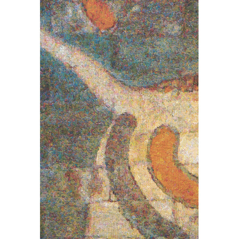 Loom Woven Cotton Blend Wall Hanging, 35" H x 47" W x 0.15" D