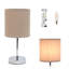 Lampe de table chromée 11 po Amandev-1516683550-1560710532-1490125589