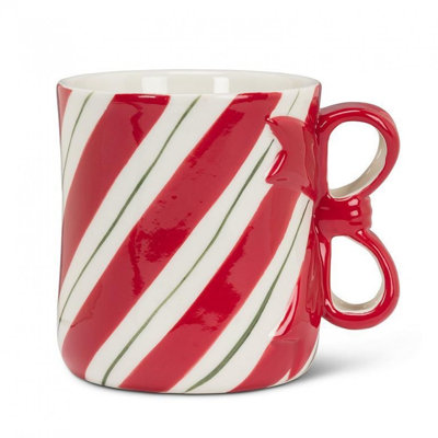 Stripe & Ribbon Mug