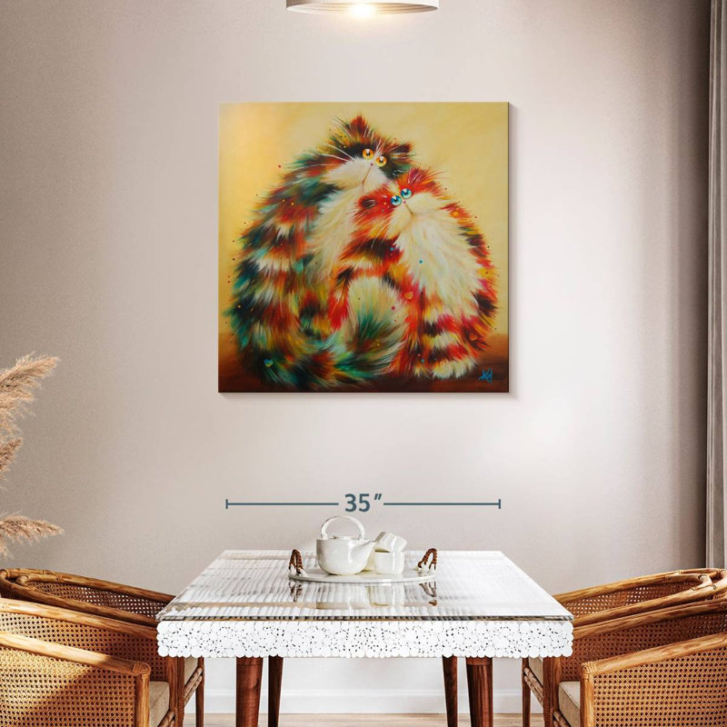 Brampt Felines For You, 36" H x 36" W
