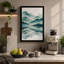 Mountains at Sunrise Scandinavian - Wrapped Canvas-654427390-654427388