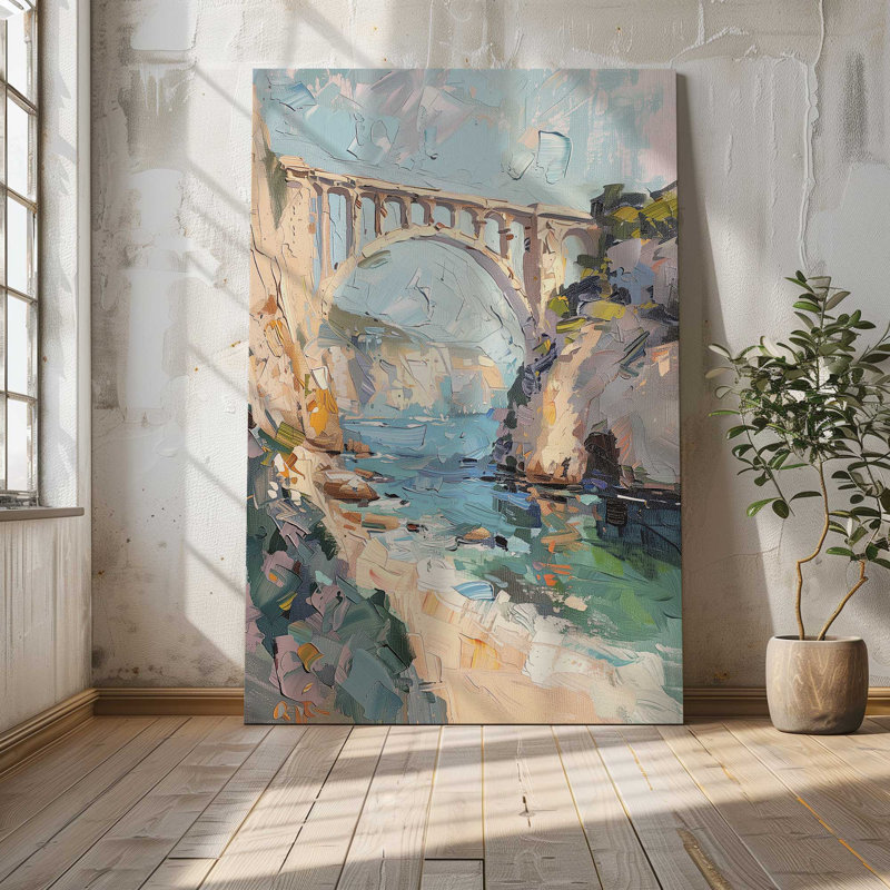 Bridging Hues, Large Canvas Print, 54" H x 36" W