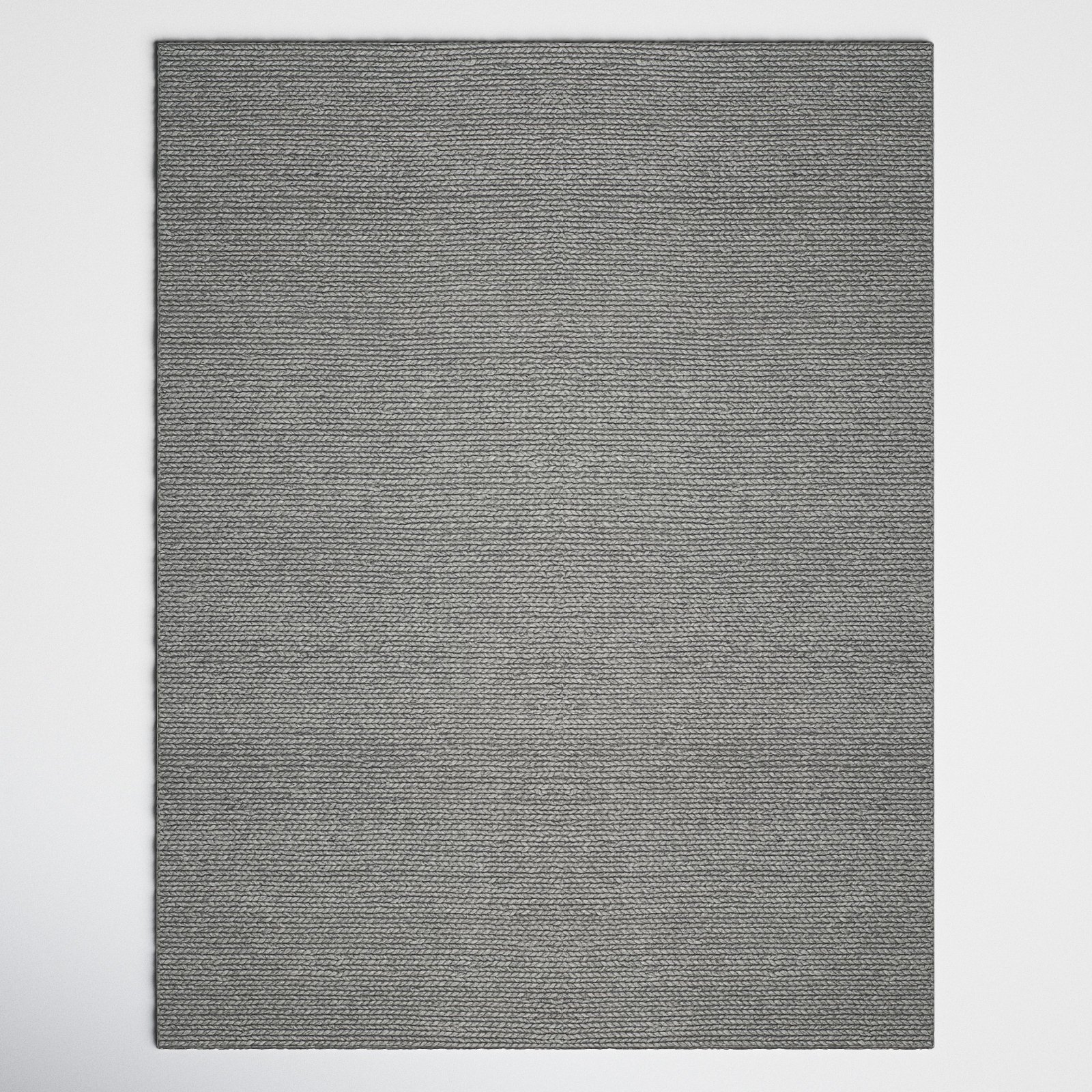 Ginseng Steel Hand-Woven Flatweave Rug, Rectangle 10' x 14'